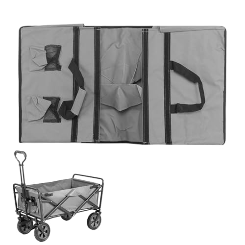 Wagon Liner 33,5x17x10 Zoll Stoff Camping Cart Liner Ersatzklapperfalt -Accessoires für Camping, Einkaufen, Picknick, BBQ, Grau Wagon Liner 33,5x17x10 Zoll Stoff Camping Cart Liner Ersatzklapperfalt -Accessoires für Camping, Einkaufen, Picknick, BBQ, Grau von Jcasbdn