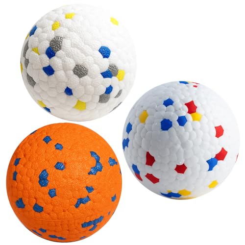 JcvPot Hundeball Unzerstörbar, 3 Stück Mini Hundebälle Aus ETPU, Ball Hund Für Zahnpflege Und Apportiertraining, Schwimmendes Hundespielzeug Für Pool Und Strand, 5 cm JcvPot Hundeball Unzerstörbar, 3 Stück Mini Hundebälle Aus ETPU, Ball Hund Für Zahnpflege Und Apportiertraining, Schwimmendes Hundespielzeug Für Pool Und Strand, 5 cm von JcvPot