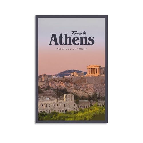Vintage-Poster auf Leinwand, Motiv: Athen, Wanddekoration, Poster, 20 x 30 cm Vintage-Poster auf Leinwand, Motiv: Athen, Wanddekoration, Poster, 20 x 30 cm von Jdheeh