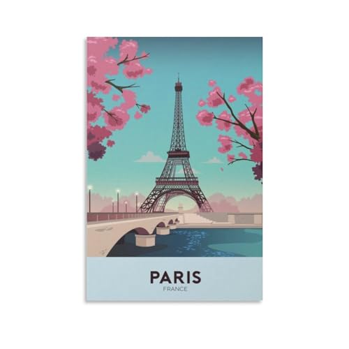 Jdjdu Vintage Reiseposter Paris Geschenk Wanddekoration Gemälde Poster Leinwand Kunst Poster Jdjdu Vintage Reiseposter Paris Geschenk Wanddekoration Gemälde Poster Leinwand Kunst Poster von Jdjdu
