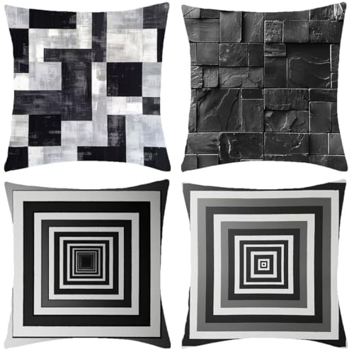 Kissenbezug 70x70cm Anthrazit 4er Set Kissenbezüge Dekokissen Leinen Pillowcase Kissenhülle Dekorative Kissenhüllen Zierkissenbezüge Für Couch Sofa Wohnzimmer Schlafzimmer Garten Outdoor Kissen Kissenbezug 70x70cm Anthrazit 4er Set Kissenbezüge Dekokissen Leinen Pillowcase Kissenhülle Dekorative Kissenhüllen Zierkissenbezüge Für Couch Sofa Wohnzimmer Schlafzimmer Garten Outdoor Kissen von Jdozfo