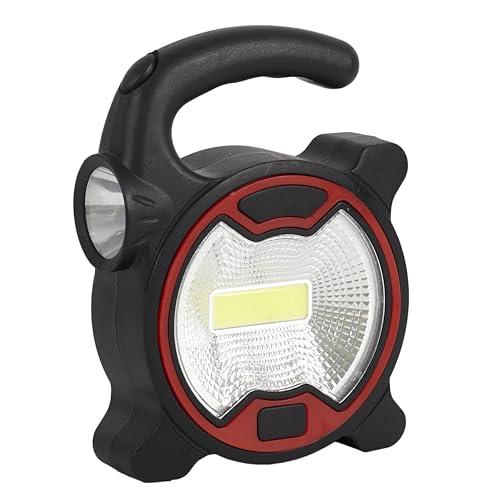 JE CHERCHE UNE IDEE, LT6838, Cob Utility Light Fixture 2 Modi, leistungsstarke Beleuchtungsvielfalt, ergonomischer Griff, kompakt und praktisch, robust und langlebig, einfach zu bedienen von Je Cherche une Idée