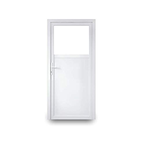 EcoLine Nebentür - Nebeneingangstür - Tür - 2-Fach, 1/3 Glas, 2/3 Füllung, außenöffnend innen weiß/außen: weiß BxH: 1000 x 2200 mm DIN Rechts von JeCo