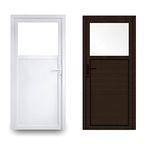 EcoLine Nebentür - Nebeneingangstür - Tür - 2-Fach, 1/3 Glas, 2/3 Füllung, außenöffnend innen: weiß/außen: Dark Oak BxH: 900 x 2000 mm DIN Rechts EcoLine Nebentür - Nebeneingangstür - Tür - 2-Fach, 1/3 Glas, 2/3 Füllung, außenöffnend innen: weiß/außen: Dark Oak BxH: 900 x 2000 mm DIN Rechts von JeCo