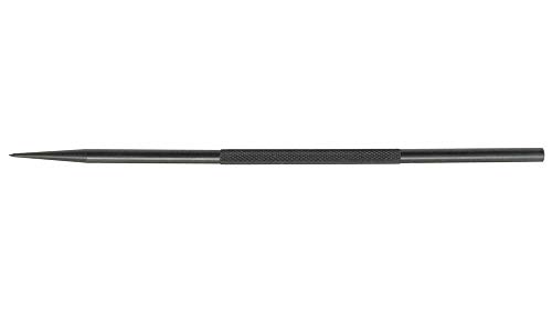 JeCo Profi Reißnadel - 180mm Länge - Nadelausführung gerade - Ganz gehärtet - Brüniert von JeCo