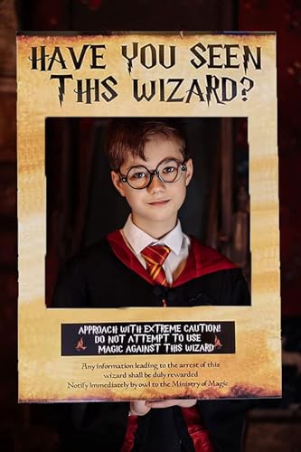 JeVenis Have You Seen This Wizard Photo Booth Prop Magier Photo Booth Requisiten Wizard Geburtstags Dekoration Wizard Girlande von JeVenis