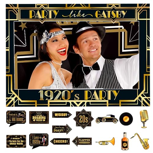 JeVenis 1920er Jahre Photo Booth Roaring 20s Photo Booth Props 40 Pcs Roaring 20s Party Decorations 1920s Photo Booth Props Gatsby Decorations Gatsby Party Props 1920 Party Decorations JeVenis 1920er Jahre Photo Booth Roaring 20s Photo Booth Props 40 Pcs Roaring 20s Party Decorations 1920s Photo Booth Props Gatsby Decorations Gatsby Party Props 1920 Party Decorations von JeVenis