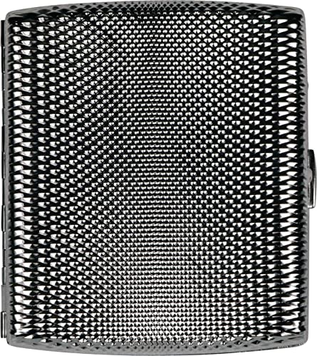 Jean Claude Zigarettenetui Metall Tropfen-Reliefdesign Nickel 20er von Jean Claude