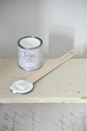 Jeanne d'Arc Living Vintage Paint Farbe weiß Kreidefarbe Natural White Kalkfarbe 700 ml von Jeanne d'Arc Living