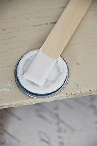 Jeanne d'Arc Living Vintage Paint Kreidefarbe 100 ml/3,4oz Chalk Kalkfarbe JDL 100% natürliche Möbelfarbe - einfache Handhabung - (Pearl Grey) von Jeanne d´Arc living
