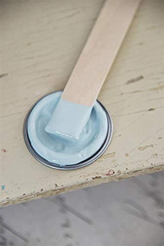 Jeanne d'Arc Living Vintage Paint Kreidefarbe 100 ml/3,4oz Chalk Kalkfarbe JDL 100% natürliche Möbelfarbe - einfache Handhabung (Powder Blue) von Jeanne d´Arc living