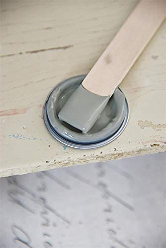 Jeanne d'Arc Living Vintage Paint Kreidefarbe 100 ml/3,4oz Chalk Kalkfarbe JDL 100% natürliche Möbelfarbe - einfache Handhabung (Soft Linen) von Jeanne d´Arc living