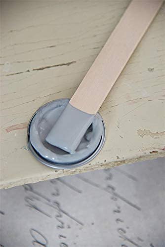 Jeanne d'Arc Living Vintage Paint Kreidefarbe 100 ml/3,4oz Chalk Kalkfarbe JDL 100% natürliche Möbelfarbe - einfache Handhabung (Warm Grey) von Jeanne d´Arc living