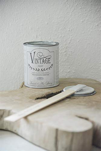 Jeanne d'Arc Living Vintage Paint Kreidefarbe 700 ml/23,6oz Chalk Kalkfarbe JDL Malen (Natural White) von Jeanne d´Arc living