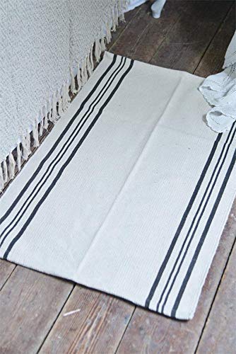 Jeanne d´Arc living Teppich Stripes Streifen Läufer Brücke Galerie JDL 60x90 Shabby Carpet von Jeanne d´Arc living