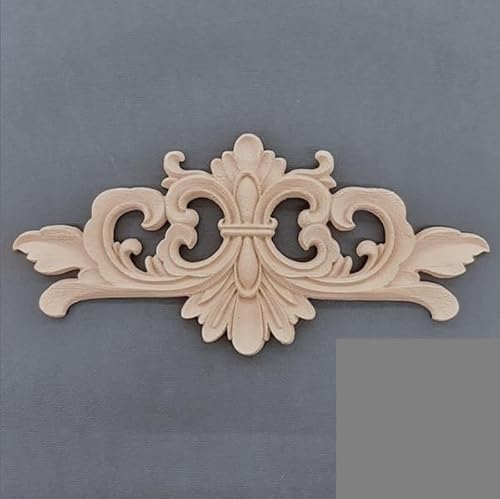 Vintage Paint Woodwill 802091-21x10cm flexible Ornamente Holzornamente Holz Wood Carving Decorative Corner von Jeanne d´Arc living