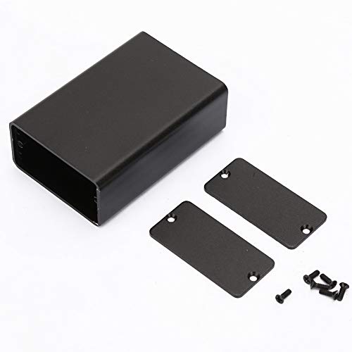 Jeanoko Aluminiumgehäuse 23 * 44 * 65mm Platine Kühlung DIY Elektronik Aluminiumbox Robustes, Schwarz, Aluminium, Matt, 42 Gramm, nicht wasserfest, Gehäuse, 2 Schallwände, 1 Satz Schraube Jeanoko Aluminiumgehäuse 23 * 44 * 65mm Platine Kühlung DIY Elektronik Aluminiumbox Robustes, Schwarz, Aluminium, Matt, 42 Gramm, nicht wasserfest, Gehäuse, 2 Schallwände, 1 Satz Schraube von Jeanoko