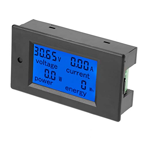 Digitales Voltmeter PZEM-031 LCD-Anzeige DC 6,5-100 V Digitaler Strom Energie Batterie Batteriemonitor Stromstärke Meter Anzeige Spannungsstrommesser Strommesser LCD Amperemeter von Jeanoko