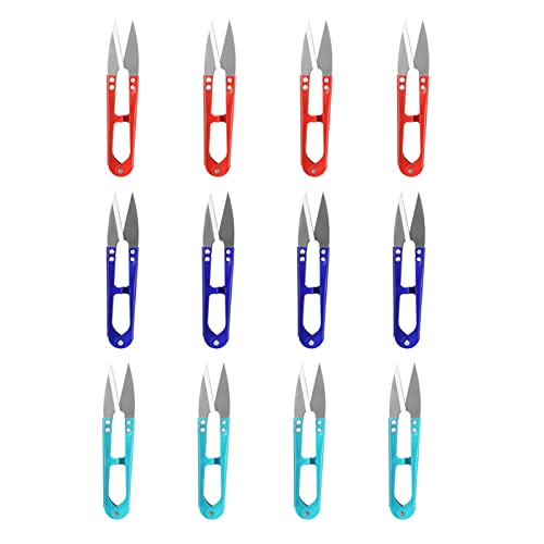 Garnschere Fadenschere Mischfarbe 12er Pack Metallschere Häkeln Stricken Haushaltsnähen Garnschere Fadenschere Mischfarbe 12er Pack Metallschere Häkeln Stricken Haushaltsnähen von Jeanoko