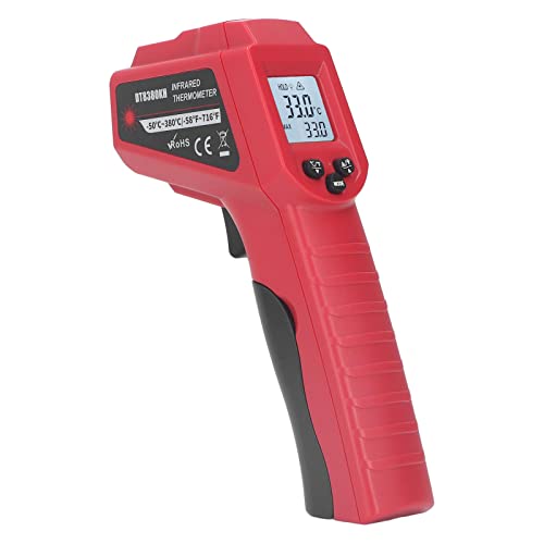 Jeanoko Handheld -Infrarot -Thermometer mit Hintergrundbeleuchtung LCD Auto -Abschalt für Industrie Heimküchenauto Motor, Digitale Temperaturpistole Jeanoko Handheld -Infrarot -Thermometer mit Hintergrundbeleuchtung LCD Auto -Abschalt für Industrie Heimküchenauto Motor, Digitale Temperaturpistole von Jeanoko