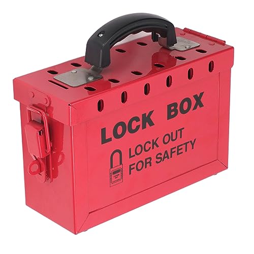 Jeanoko Lockout Tagout Box Sicherheitsgruppe Vorhängeschloss Box Loto Lock 12 Vorhängeschloss Halter Edelstahl mit ergonomischem Griff für OSHA Compliance Lagerung Jeanoko Lockout Tagout Box Sicherheitsgruppe Vorhängeschloss Box Loto Lock 12 Vorhängeschloss Halter Edelstahl mit ergonomischem Griff für OSHA Compliance Lagerung von Jeanoko