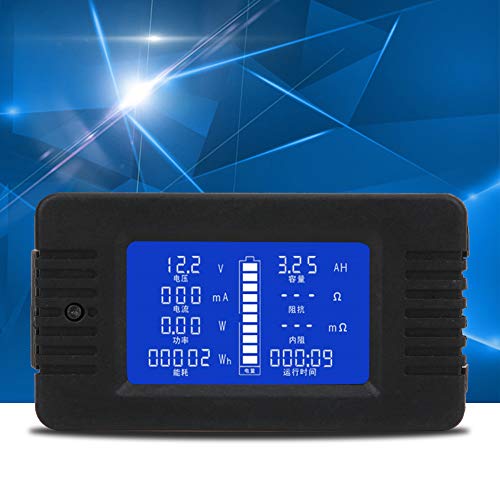 LCD-Digitalanzeige Multimeter Batteriemonitor Multifunktions-Batteriemonitor-Messgerät Spannung Leistung Energieverbrauch Kapazität Teste (PZEM-015 300A) von Jeanoko