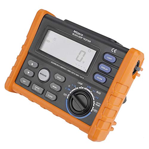 MS5910 Digitaler Widerstandsmesser RCD-Schleifenwiderstandstester Multimeter-Leckschalterschalter-Tester von Jeanoko