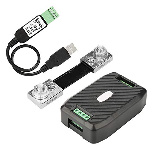 PZEM-017 DC-Kommunikationsbox RS485-Schnittstelle Modbus 0-300V 300A Shunt USB-Kabel Spannung Strom Strom Energieverbrauchsmesser(PZEM-017+100A+USB) von Jeanoko