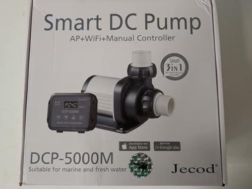 Jebao DCP - 5000 M Förderpumpe 5000 l/h mit Wifi Aquarium Förderpumpe Süß- & Meerwasser (5000) von Jebao