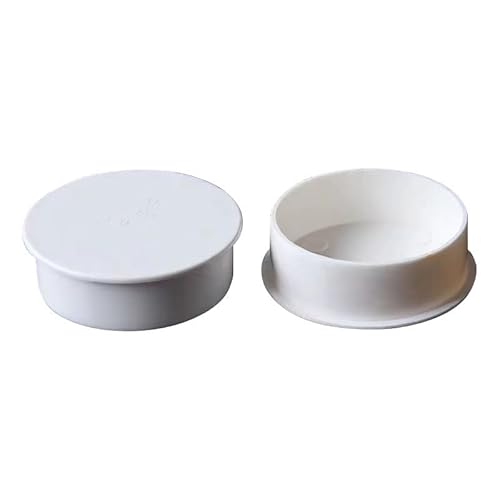 Jecdfs 2pcs Lüftungsrohr Abdeckung für Muffenstopfen DN 100-110mm,PVC Rohr Deckel, Abwasserrohr Endkappe, Rohrverschlussstopfen für Drainagerohre, Einfache Installation, Off Weiß Jecdfs 2pcs Lüftungsrohr Abdeckung für Muffenstopfen DN 100-110mm,PVC Rohr Deckel, Abwasserrohr Endkappe, Rohrverschlussstopfen für Drainagerohre, Einfache Installation, Off Weiß von Jecdfs