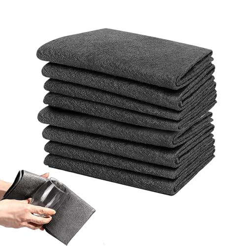 Jecdfs 8pcs Thickened Magic Cleaning Cloth, Reusable Microfibre Cloths,Window Cleaning Cloth, Miracle Cloth for Cars, Glass, Kitchen, Bathroom, 30 x 30 cm, Streifenfrei und Umweltfreundlich Jecdfs 8pcs Thickened Magic Cleaning Cloth, Reusable Microfibre Cloths,Window Cleaning Cloth, Miracle Cloth for Cars, Glass, Kitchen, Bathroom, 30 x 30 cm, Streifenfrei und Umweltfreundlich von Jecdfs