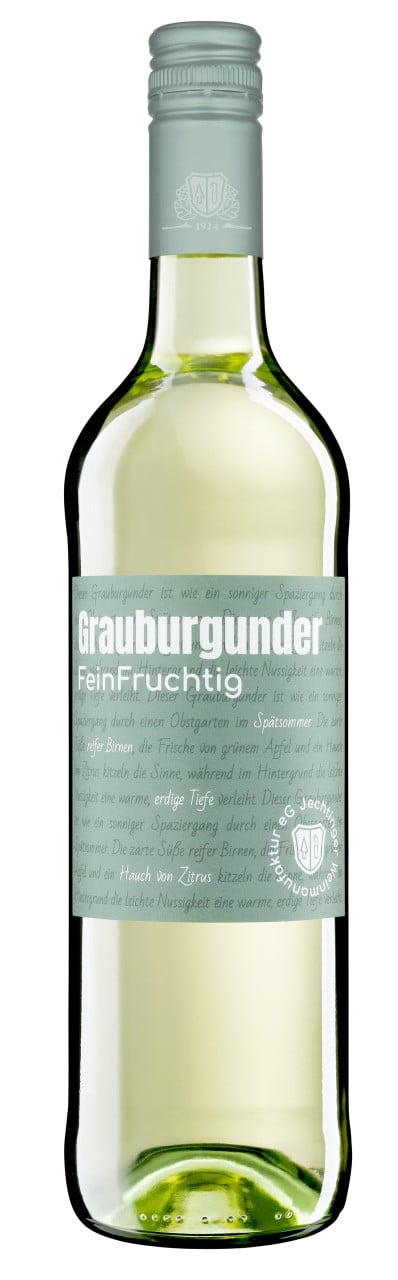 Jechtinger FeinFruchtig Weißwein Grauburgunder lieblich 0,75 l von Jechtinger