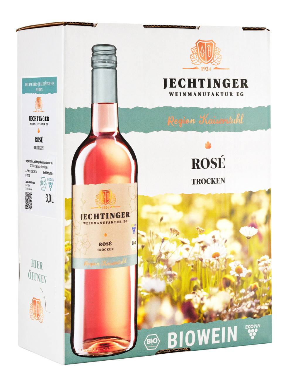 Jechtinger Rose Haus und Hof QW trocken Bag in Box 3,0l Jechtinger Rose Haus und Hof QW trocken Bag in Box 3,0l von Jechtinger