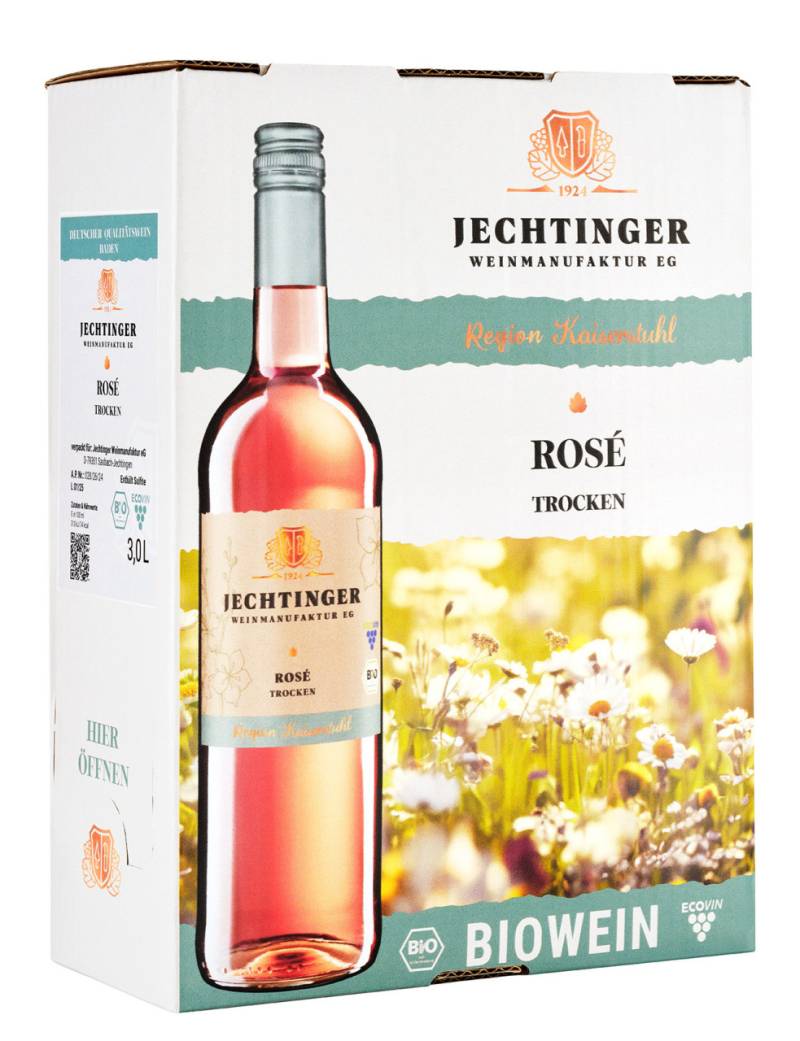 Jechtinger Rose Haus und Hof QW trocken Bag in Box 3,0l von Jechtinger