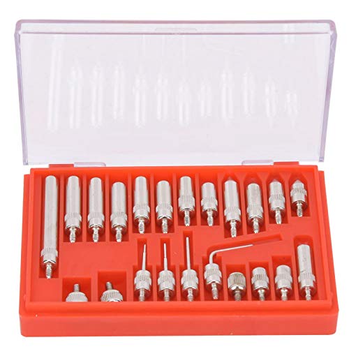 22-teilige Messuhr, Pointed Tip Messuhr Indikator Ersatz Messspitze Set,Messuhr mit spitzer Spitze Ersatzanzeige Messpunktspitze mit Gehäuse von Jectse