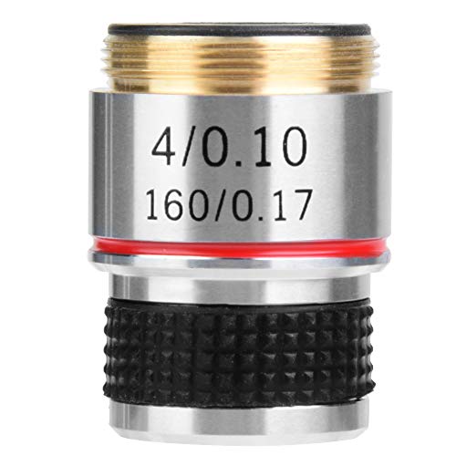 4X Achromatische Objektive,30,5 mm Achromatisches biologisches Objektiv, Mikroskop Objektiv,Aluminiumlegierungsmikroskop Juwelier-Lupenlinse Digitales Objektiv 4X Achromatische Objektive,30,5 mm Achromatisches biologisches Objektiv, Mikroskop Objektiv,Aluminiumlegierungsmikroskop Juwelier-Lupenlinse Digitales Objektiv von Jectse