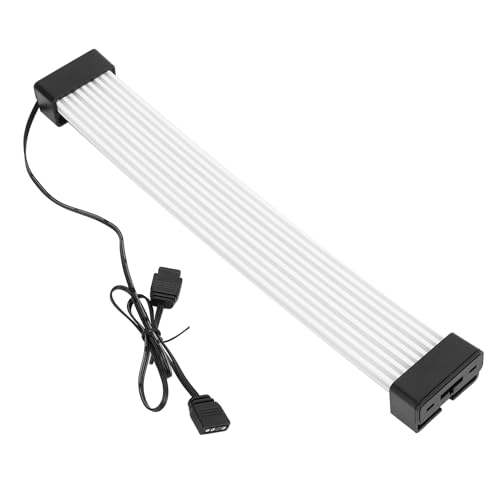 ARGB-Beleuchtungsstreifen, 8-poliges auf 2 X 8-poliges Kabel-Motherboard-Erweiterungsset, 260 Mm 5 V ARGB-Beleuchtungssynchronisationskabelverlängerungen mit Drahtkämmen, für von Jectse
