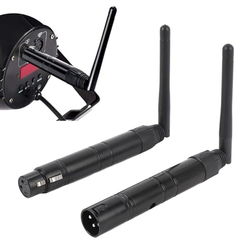 Jectse DJ 2,4 G Kabelloser Sender und Empfänger, Kabelloser DMX512-Empfänger-Sender für LED-Bühnen-Disco-Party-Bar-Beleuchtung, 400 M Übertragungsentfernung, mit 7 Gruppen Kabellosem Jectse DJ 2,4 G Kabelloser Sender und Empfänger, Kabelloser DMX512-Empfänger-Sender für LED-Bühnen-Disco-Party-Bar-Beleuchtung, 400 M Übertragungsentfernung, mit 7 Gruppen Kabellosem von Jectse