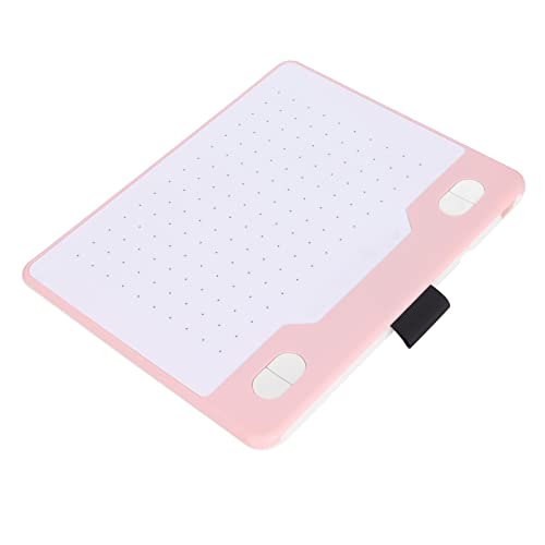 Digitales Tablet, Grafiktablett mit 5080LPI-Auflösung, Automatische Erkennung Elektromagnetischer Induktion, Einfaches Zeichnen und Schreiben Vom Zeichenbrett (Rosa) von Jectse