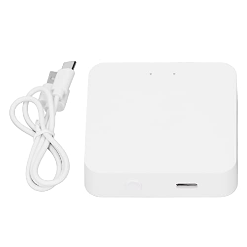 Drahtloser Zigbee-Gateway-Hub, 3-IN-1-WLAN-ZIGBEE-Bluetooth-Smart-Home-Brücke, Drahtlose APP-Fernbedienung, Smart-Home-Hub, Unterstützt über 100 Geräte mit Einer Reichweite von 50m Drahtloser Zigbee-Gateway-Hub, 3-IN-1-WLAN-ZIGBEE-Bluetooth-Smart-Home-Brücke, Drahtlose APP-Fernbedienung, Smart-Home-Hub, Unterstützt über 100 Geräte mit Einer Reichweite von 50m von Jectse