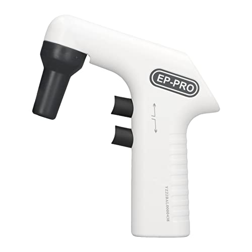 Elektrischer Pipetten-Controller, 0,1-100ml Labor-automatischer Pipettor-motorisierter Pipetten Füller mit 6 Einstellbarer Geschwindigkeit, 2 Drainage System, LCD-Display für Biolo von Jectse