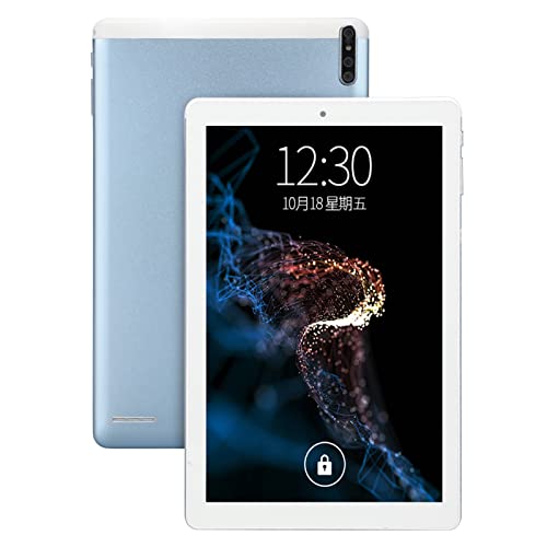 Jectse 10,1-Zoll-Tablet, 2,4 G 5 G Dualband-WLAN-Tablet für Android 11, 6 GB RAM 128 GB ROM, Octa Core, 5 MP 13 MP Dual-Kamera, 8800 MAh Akku, Touchscreen-Computer-Tablet von Jectse