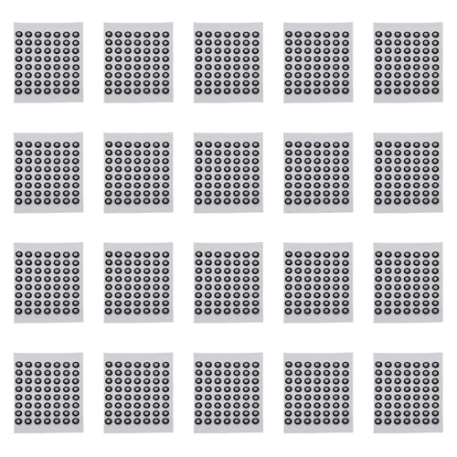Jectse 1120 PCs 3D -Scannermarker 3mm ID 6mm OD Hoch Reflektierend Starke Klebstoff 3D -Scan -Tracking -Punkt -Positionierungsziel, Fangen Sie Komplexe Details an von Jectse