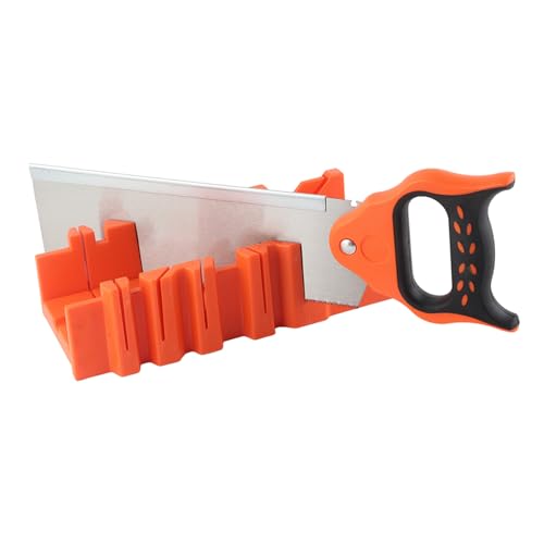Jectse 12 Zoll ABS-KUNSTSTOFF-KLEMM-GERungsLADE MIT RÜCKENSAGE FUR Holzbearbeitung, SK5-Klinge aus Legierertem Stahl, 90 °, 45 °, 22,5 ° Winkel, Idealer Heima Jectse 12 Zoll ABS-KUNSTSTOFF-KLEMM-GERungsLADE MIT RÜCKENSAGE FUR Holzbearbeitung, SK5-Klinge aus Legierertem Stahl, 90 °, 45 °, 22,5 ° Winkel, Idealer Heima von Jectse
