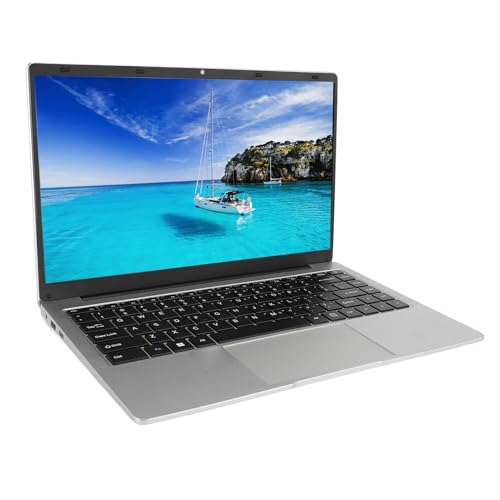 Jectse 14-Zoll-Slim-Laptop, für N3700 Quad-Core-CPU, 8 GB ROM, 512 GB SSD-Laptop-Computer für Studenten und Unternehmen, HDMI USB 3.0 USB 2.0, für 11 Pro, Fingerabdruck-Entsperrung, von Jectse