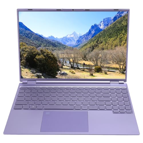 Jectse 16-Zoll-Laptop, 16 GB RAM, Tastatur mit Hintergrundbeleuchtung (1920 X 1200), 5.0, Entsperrung per Fingerabdruck Zum Lernen (16 GB + 256 GB EU-Stecker) von Jectse