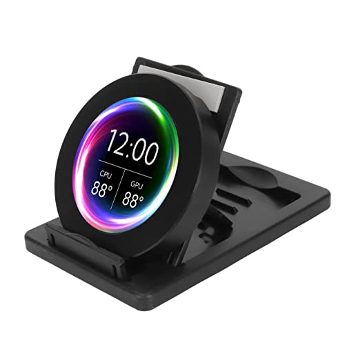 Jectse 2,1 -Zoll -IPS Runde LCD Anzeige Hochauflösend PC CPU RAM HDD für, CNC Aluminiumlegierungschwarz, für die Überwachung der Chassis Temperatur Jectse 2,1 -Zoll -IPS Runde LCD Anzeige Hochauflösend PC CPU RAM HDD für, CNC Aluminiumlegierungschwarz, für die Überwachung der Chassis Temperatur von Jectse