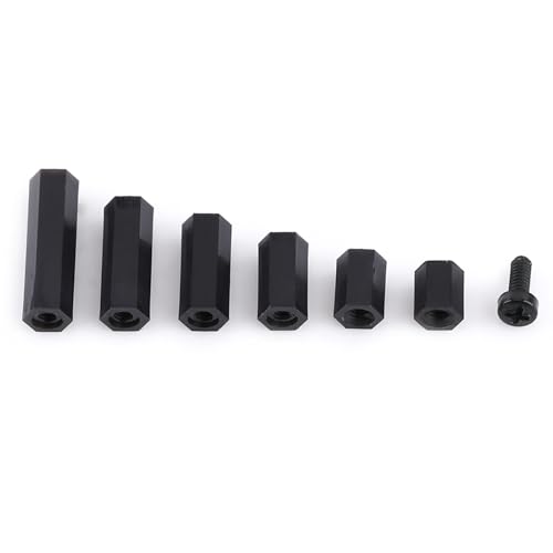 Jectse 250pcs Abstandshalter, Nylon M2 M3 Männlich Weibllich Sechskantabstandshalter , Nylon Pa66 Abstandshalter Mit Aufbewahrungsbox, Idealer Für-die Montage Zwischen PCB-Leiterplatten (M2 Jectse 250pcs Abstandshalter, Nylon M2 M3 Männlich Weibllich Sechskantabstandshalter , Nylon Pa66 Abstandshalter Mit Aufbewahrungsbox, Idealer Für-die Montage Zwischen PCB-Leiterplatten (M2 von Jectse