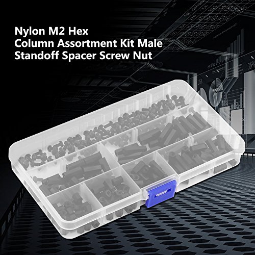 Jectse 250pcs Abstandshalter, Nylon M2 M3 Männlich Weibllich Sechskantabstandshalter , Nylon Pa66 Abstandshalter Mit Aufbewahrungsbox, Idealer Für-die Montage Zwischen PCB-Leiterplatten (M3 Jectse 250pcs Abstandshalter, Nylon M2 M3 Männlich Weibllich Sechskantabstandshalter , Nylon Pa66 Abstandshalter Mit Aufbewahrungsbox, Idealer Für-die Montage Zwischen PCB-Leiterplatten (M3 von Jectse