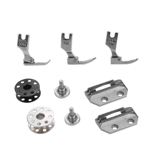 Jectse 27-Teeliges Industrie-Flachbett-Nähmaschinen-Zuubehör, Regelmäßiges Ersatze-Werkzugset, Langlebig und Robust, Univerell von Jectse